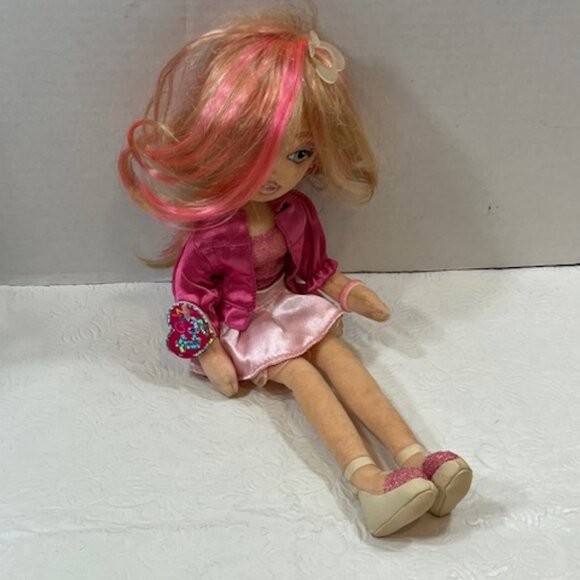 Pretty Patti TY GIRLZ Doll Bendable Pink Clothes 13" Long - Picture 2 of 10